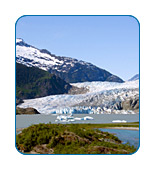 Mendenhall Glacier and Juneau Icefield